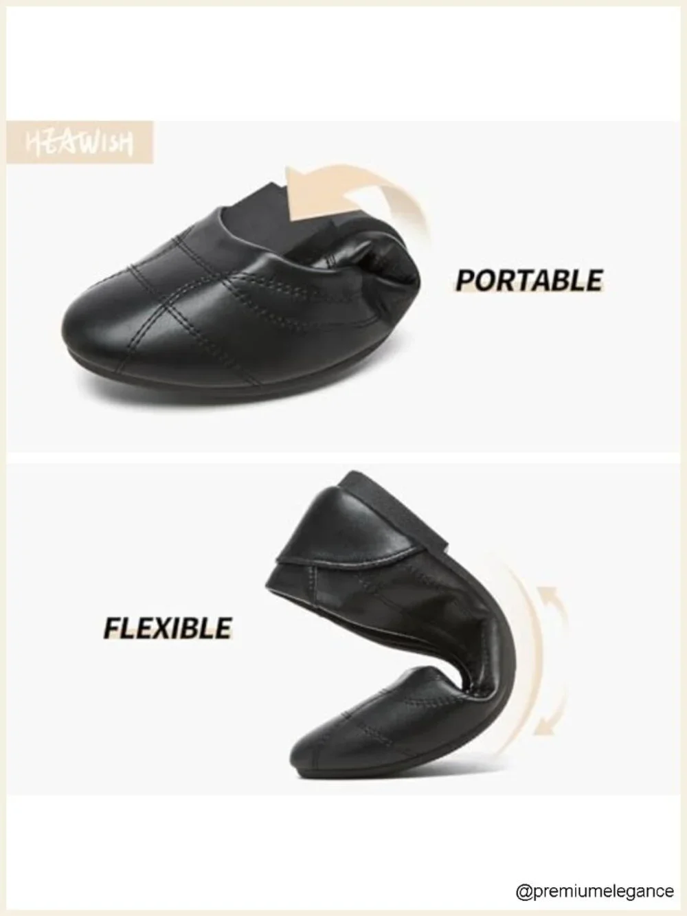 Women's Comfort Flats Dressy Ballet Flats Slip On Office Shoes Memory Foam